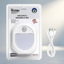 Aslanoğlu Store USB Şarjlı Hareket Sensörlü LED Lamba Kamp Ev Okul