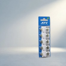Aslanoğlu Store Alkalin Düğme Pil 1.5V AG13 LR-44/A76 10'lu Kart Seti