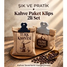 Vestron Kahve Paket Klips 2li Set Vct