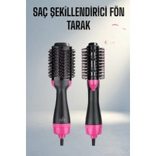 Aslanoğlu Store Parlaklık Veren Fön Tarak 1200 Watt Elektriklenmeyi Önleyen