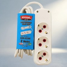 Aslanoğlu Store Kablolu Üçlü Priz Metre Elektrik Kullanımı
