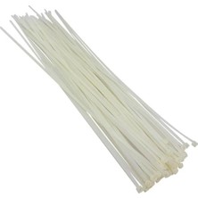 Aslanoğlu Store PM-411 Beyaz 20 cm 3.6 mm Kablo Bağı (100’LÜ Paket)