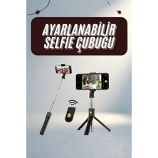 Aslanoğlu Store Manyetik Bluetooth Selfie Çubuğu 186 mm Tripod Standı