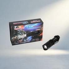 Aslanoğlu Store Zoomlu Metal Kasa El Feneri 3000 Lumen Şarjlı ve Pratik Kullanım