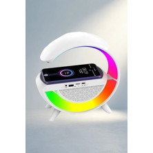 Aslanoğlu Store Akıllı Rgb Lamba Bluetooth Hoparlör Kablosuz Şarj 1 Adet