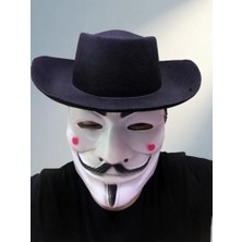 Aslanoğlu Store Eğlenceli Vendetta Şapka ve Maske Seti Çocuklar Için