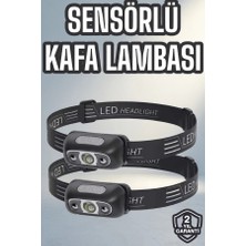 Aslanoğlu Store Şarjlı LED Kafa Lambası 4 Modlu Su Geçirmez Kamp