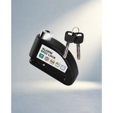 Aslanoğlu Store Güçlü 110 Db Alarmlı Disk Fren Kilidi 7 mm Uyumlu Motosiklet Güvenliği