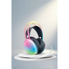 Aslanoğlu Store Kablosuz Bluetooth Kulaklık 280 Gram Unisex Rgb Işıklı