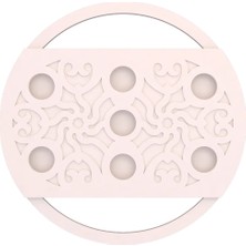 Motifpiyer Hazır Spotlu Tavan Paneli Aura Ellipse-Modern LED Uyumlu Tavan Göbeği/Mono Dış Çitalı
