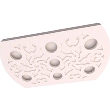 Motifpiyer Hazır Spotlu Tavan Paneli Aura serisi-Modern LED Uyumlu Tavan Göbeği/Ellipse