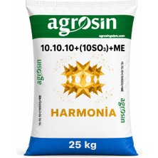 Agrosin Harmonia 10.10.10+(10SO3)+ME Organomineral Granül Gübre 25 kg