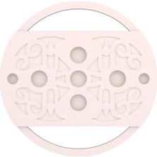 Motifpiyer Hazır Spotlu Tavan Paneli Aura Ellipse-Modern LED Uyumlu Tavan Göbeği/Mono Dış Çitalı