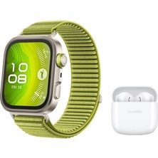 Huawei Watch Fit 4 Pro Yeşil Akıllı Saat + Huawei Se 2 Kulaklık Hediyeli