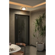 St. Morritz Sıva Üstü LED Armatür, Banyo, Balkon, Salon Tavan ve Duvar Armatürü 24WAT Beyaz