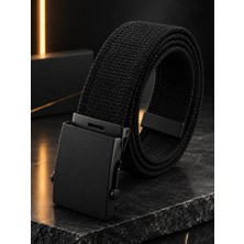 Zekton 4 cm Unisex Spor Kanvas Kemer - Kadın Erkek Kot Ve Kargo Pantolon Dokuma Kemer