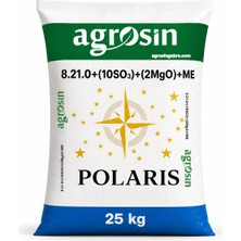 Agrosin Polaris 8.21.0+(2MgO)+(10SO3)+ME Organomineral Granül Gübre 25 kg