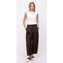 La Pante Kadın Pantolon Barrel Pantolon Cloutte Pantolon Yüksek Bel Şık Boyfriend Geniş Paça