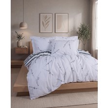 Cicim Home Feraye Mint %100 Pamuk Çift Kişilik Nevresim Takımı 6 Parça Premium Kalite Desenli