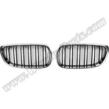 Bmw E60+LCI 2003-2009 Panjur Set Krom Siyah Çift Çıtalı 51712155447 Wender