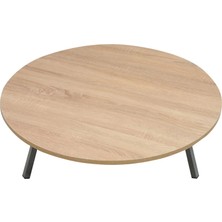 St. Morritz 70 cm Katlanır Ayaklı Yer Sofrası, Yer Masası, Ekmek Tahtası Yemek ve Sunum Standı