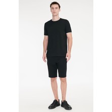 Altınyıldız Classics Slim Fit Dar Kesim Yan Cepli Gofre Desenli Esnek Şort