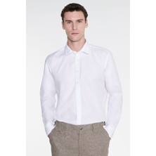 Altınyıldız Classics Non-Iron Ütü Gerektirmeyen %100 Pamuk Slim Fit Dar Kesim Klasik Yaka Gömlek