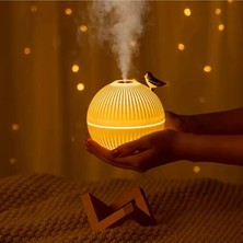 St. Morritz Şık Kuş Tasarımlı Ultrasonik Hava Nemlendirici Difüzör Gece Lambası Sessiz Aromaterapi Cihazı