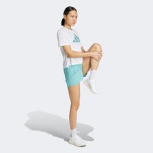 adidas Adi365 Running Essentials Brand Love Kadın Beyaz Koşu T-Shirt.-