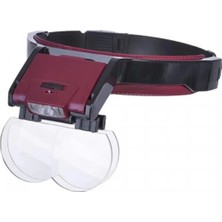St. Morritz Nikula- Lens Takmalı 4 Lens , LED Lambalı Şapka Tip Büyüteç