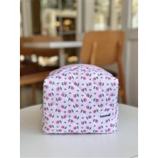 St. Morritz Minik Pembe Çiçek Desenli Makyaj Çantası - Süper Boy