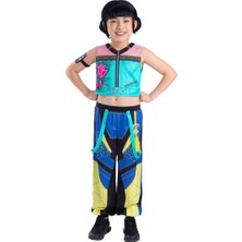 Rubies K-Pop Demon Hunters Klasik Zoey Kostüm Seti 9-10 Yaş M