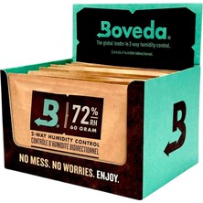 Boveda Puro Nemlendirici %72  60g x 12 Adet – Çift Yönlü Humidor Paketi