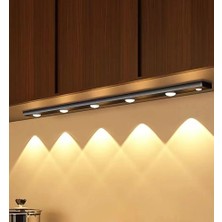 Gaman 60CM 3 Renk Ayarlı Şarjlı Hareket Sensörlü 60CM LED Işık Tezgah Ledi Koridor Merdiven Oto Bagaj Ledi