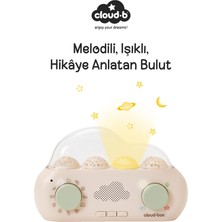 Cloud-B Senkronize Işık Projeksiyonlu Hikaye Anlatıcı Uyku Arkadaşı 22,5X5,5X14,5 cm