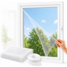 Store Sogud Kayra 1’li Set Pencere Sinekliği 130X150 cm - Yapışkanlı Cırtlı Sineklik Tülü - Yıkanabilir Tekrar Kullanılabilir Kesilebilir Sinek Perdesi - Geniş Pencere Için
