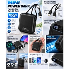 Jolita Samsung Galaxy Note 20 / Note 20 Ultra Uyumlu 10000 Mah Mini Powerbank Dijital Göstergeli Taşınabilir Şarj Cihazı