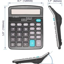 Store Standart Fonksiyonlu 12 Haneli Geniş LCD Ekran,pill Masaüstü Hesap Makinesi