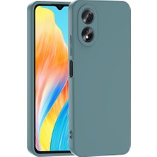 Oppo A38 Uyumlu Kadife Iç Yüzeyli Zore Mara Lansman Silikon Kılıf - Lyon Tech