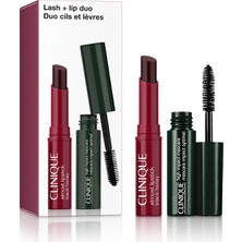 Clinique Maskara ve Ruj Seti Mini Almost Lipstick Black Honey Ruj 1.2gr + Mini Siyah Maskara 3.5ml