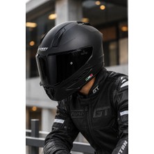 YYK Sway 868 Renkli Vizör & Spoiler Kanat & Güneş Vizör Kask