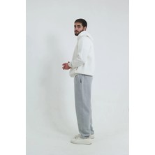 TKT Erkek Baggy 3 Iplik Şardonlu Oversize Eşofman Altı Kışlık