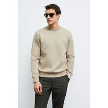 Lufian Erkek Grand Sweatshirt 112030192 Bej