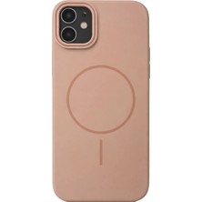 Vissona iPhone 12-12 Pro Uyumlu Kamera Çıkıntılı Magsafe Wireless Şarj Özellikli Sert Sararmaz Silikon Kılıf