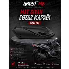 Jiekai Ghost Me Honda Pcx Siyah Egzoz Koruma Kapağı