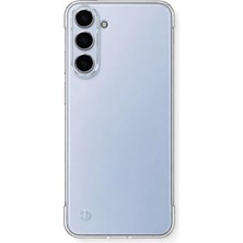 Vissona Samsung Galaxy S24 Fe Uyumlu Kamera Korumalı Yanları Açık Sararmaz Sert Mika Şeffaf Kılıf
