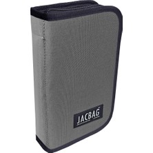Jacbag Cover -Sert Kapaklı Lastikli Kalemkutu (Gri)