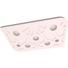 Motifpiyer Hazır Spotlu Tavan Paneli Aura Serisi-Modern LED Uyumlu Tavan Göbeği/Kavis-Rectangle