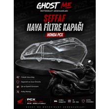 Jiekai Ghost Me Honda Pcx Şeffaf Hava Filtre Kapağı