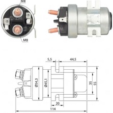 Zm 404 Marş Otomatiği 24V 150 Amper Universal Ara Otomatik